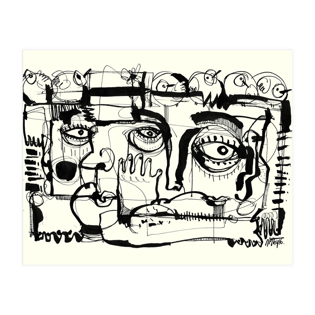 Birds on a Wire (Print Only)