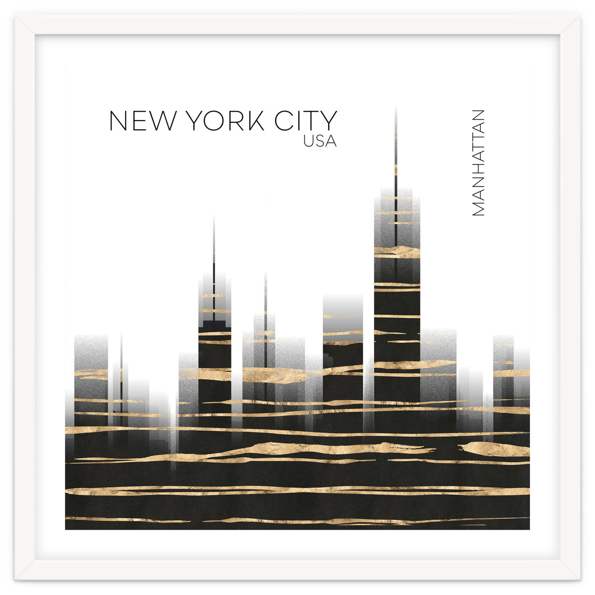 Urban Art NYC Skyline