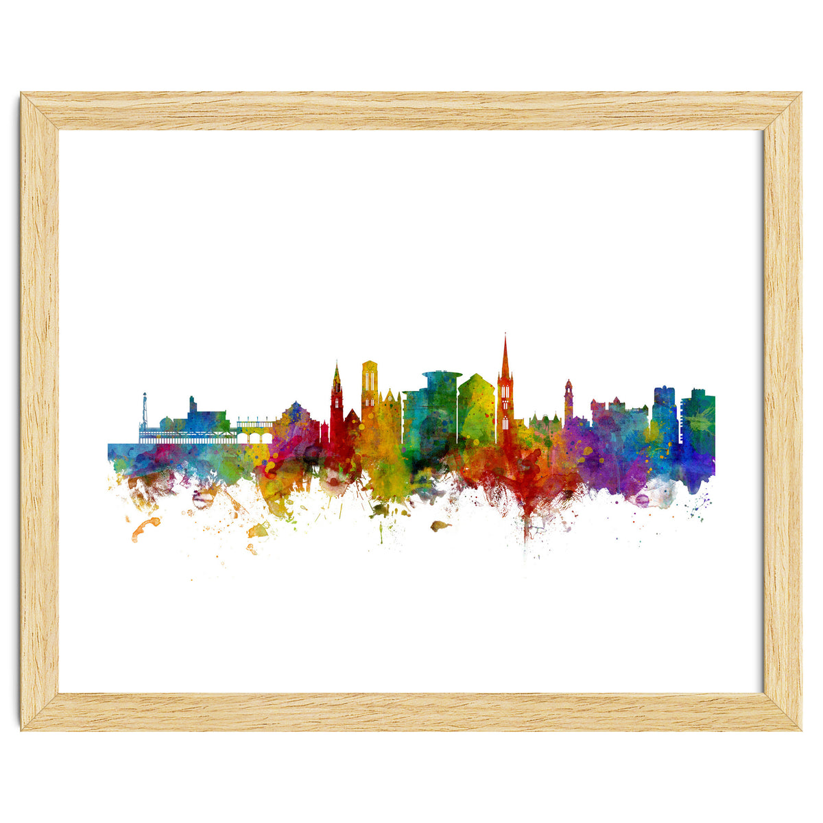 Bournemouth England Skyline