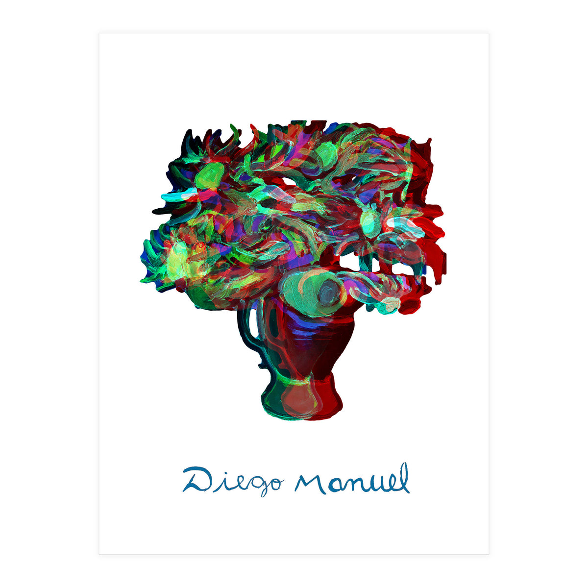 Florero Fondo 1 (Print Only)