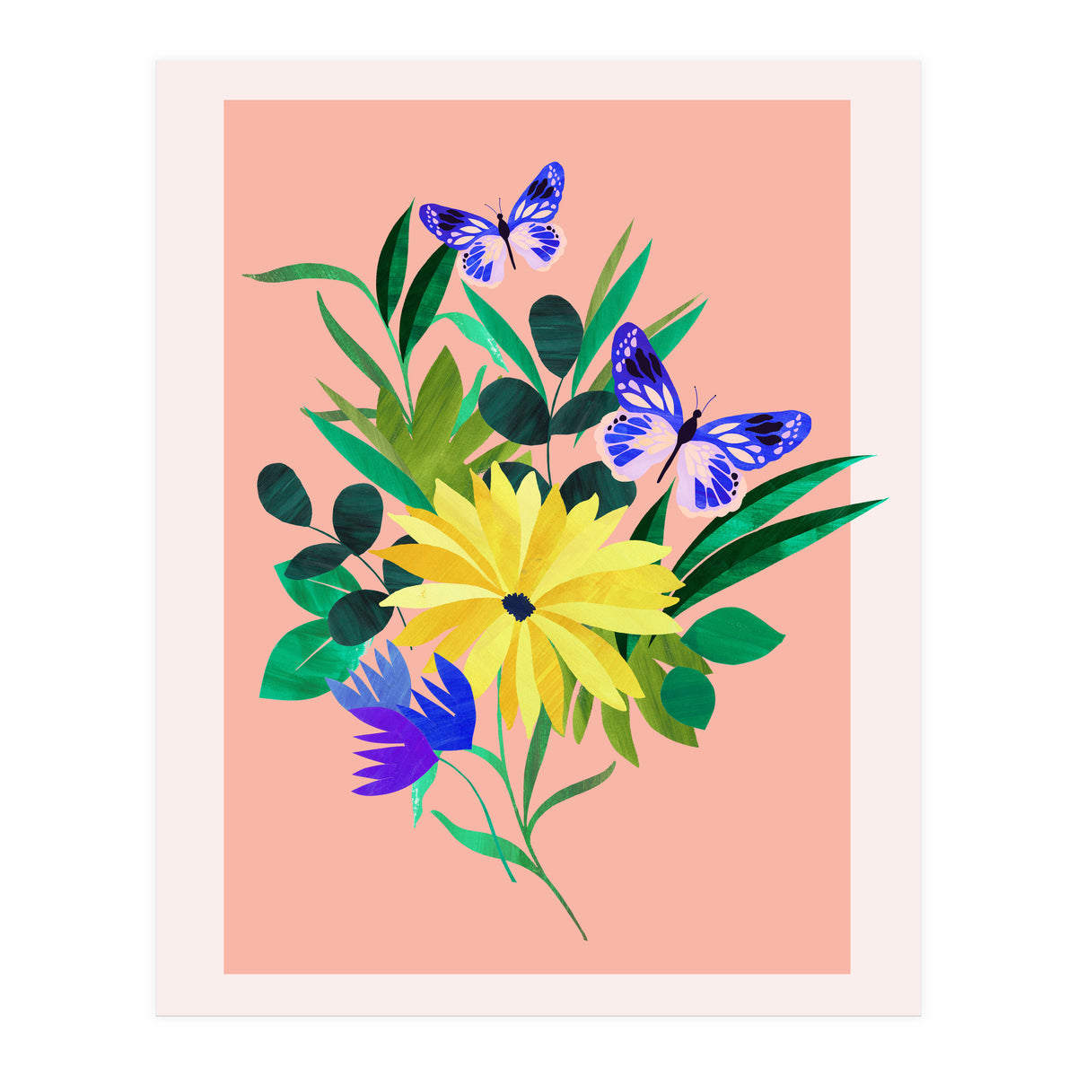 Purple butterflies (Print Only)