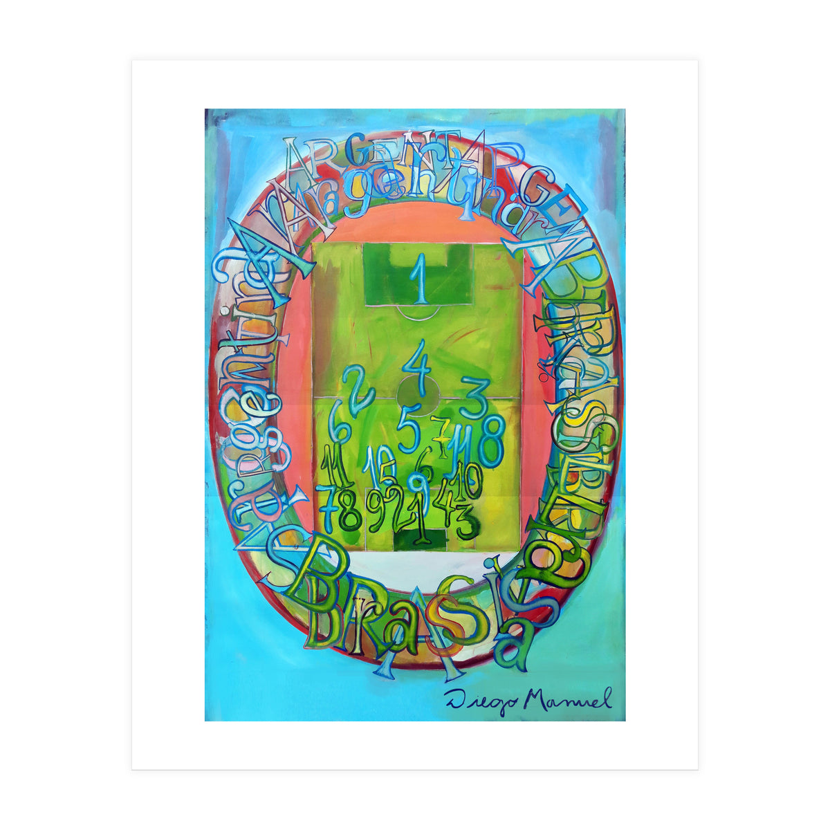 Brasil Argentina 2 (Print Only)