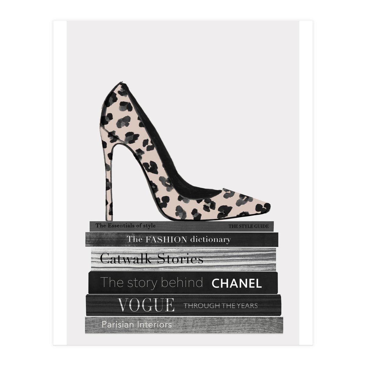 Shoe And Books (Print Only)