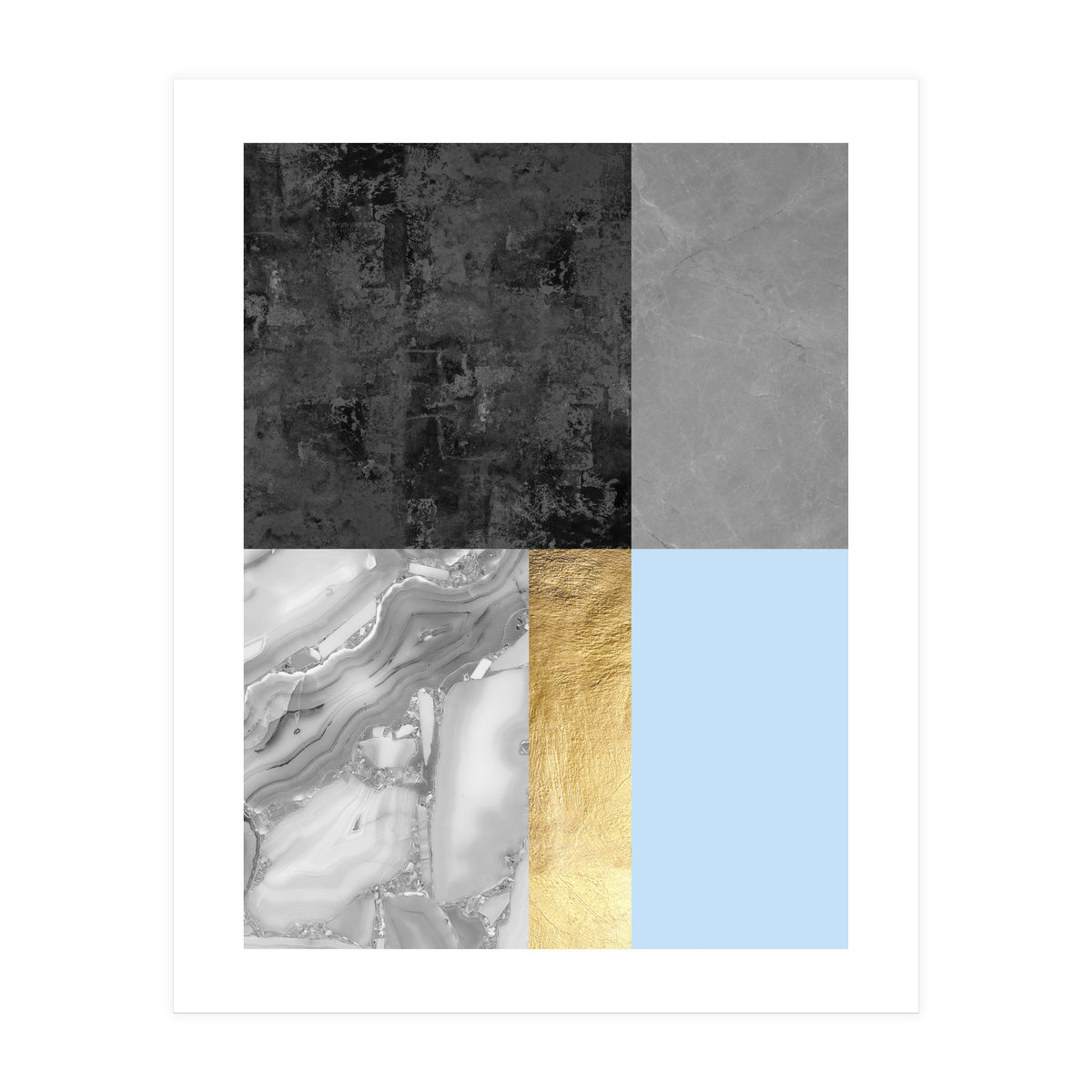 Geometric and golden IV (Print Only)