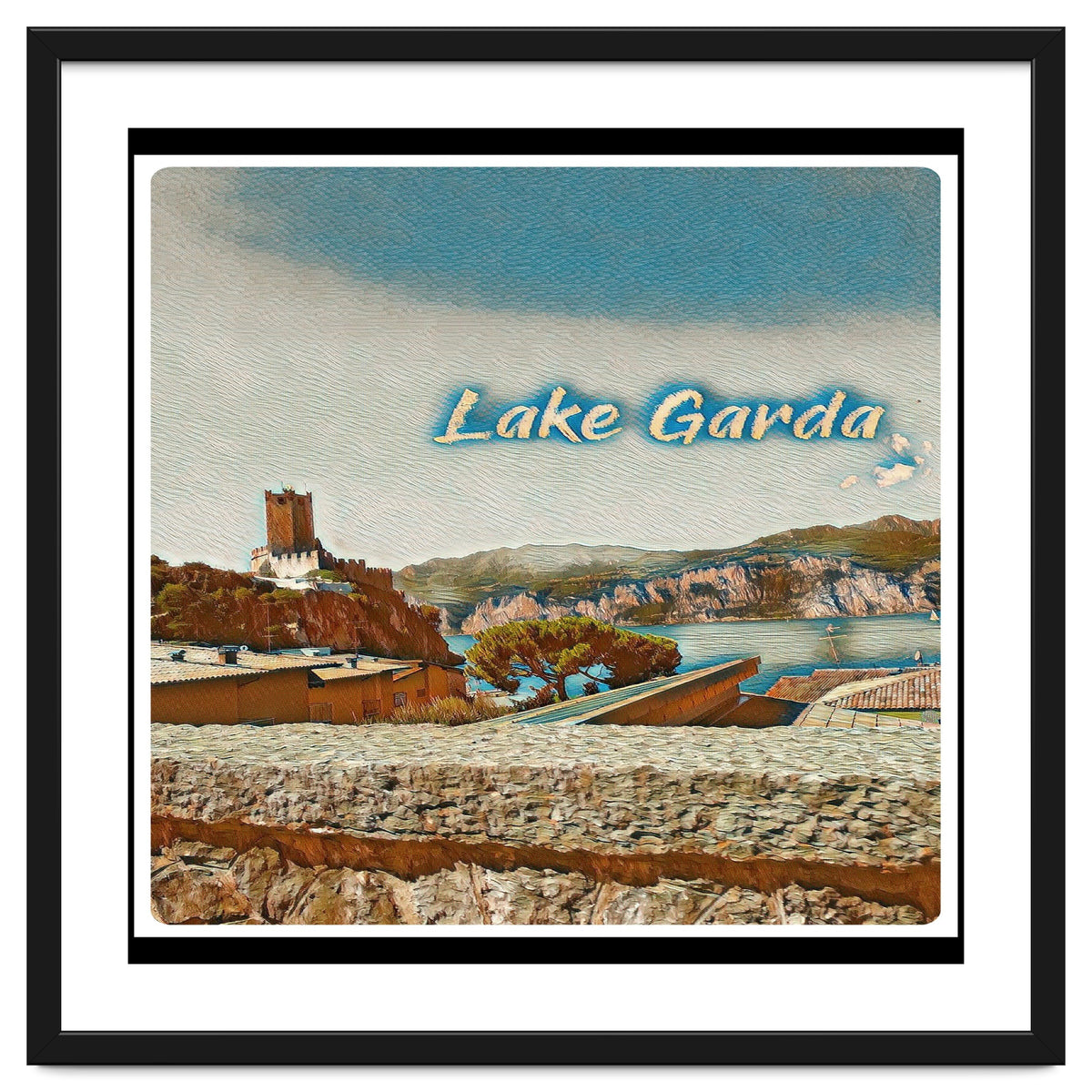 Malcesine Castle On Lake Garda