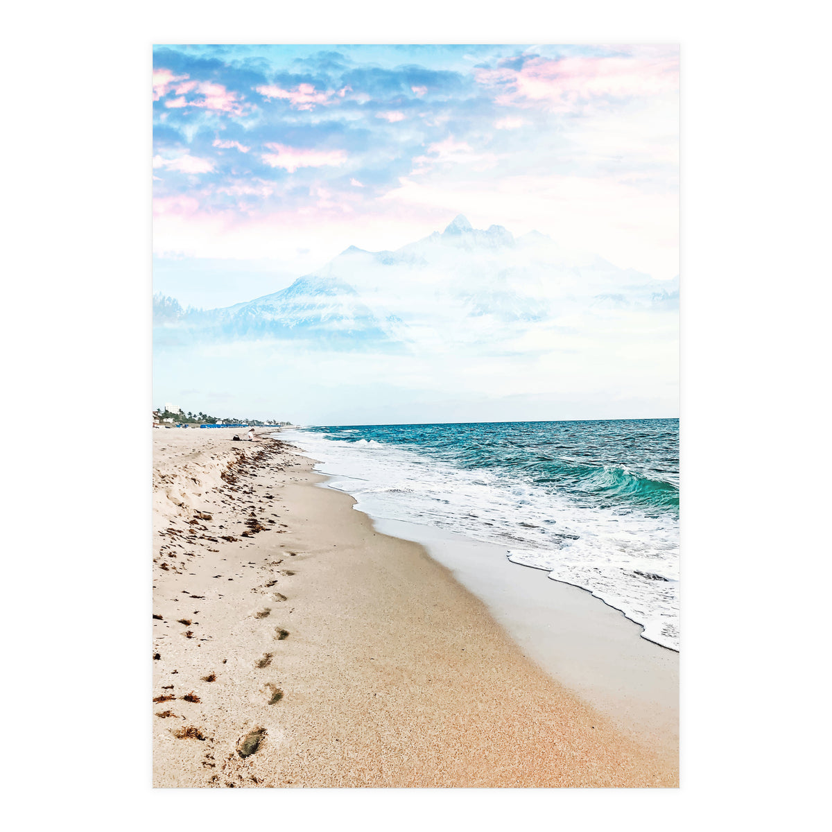 A Walk On The Beach (Print Only)