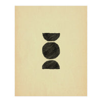 Abstract mid-century modern shapes (Print Only)