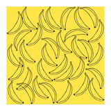 Bananas pattern on yellow background (Print Only) thumbnail