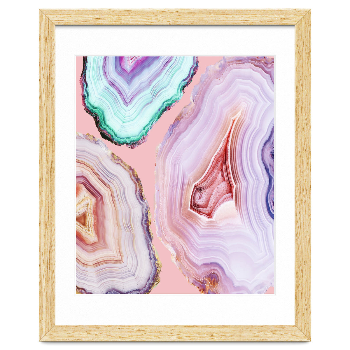 Mineral Agates #Glam collection