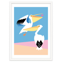 Pastel Pelicans