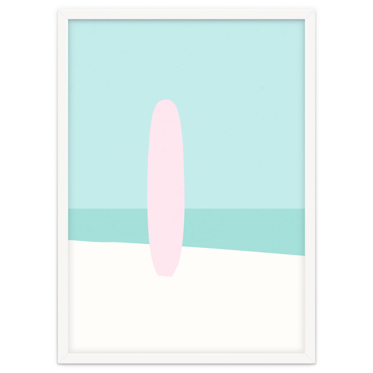 Minimal Surfboard - Turquoise Coast