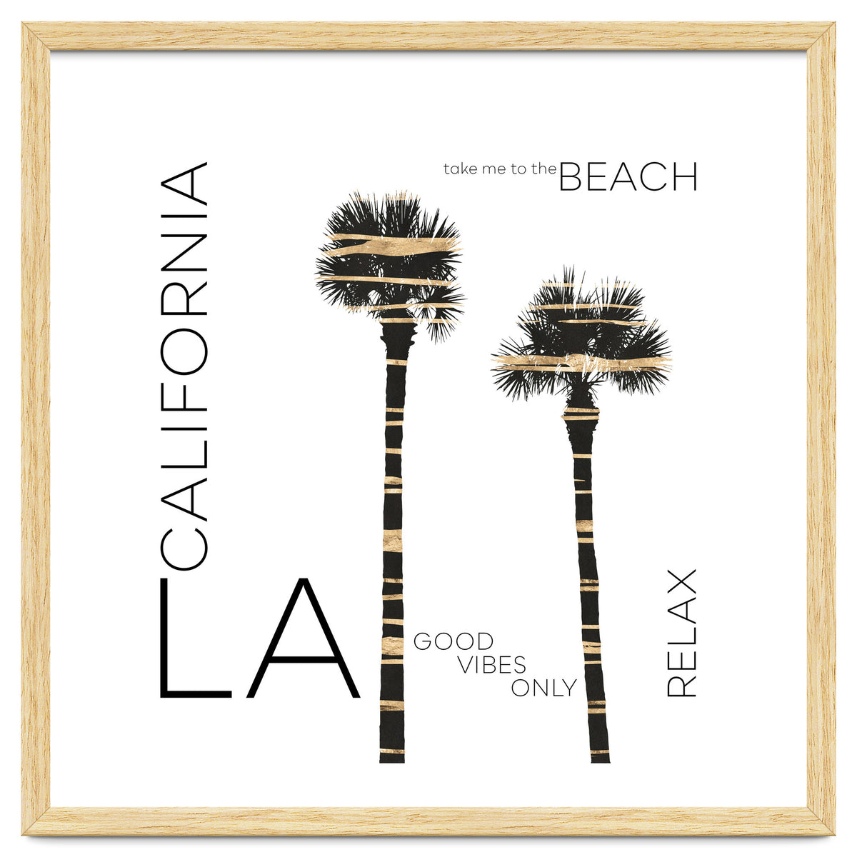 Urban Art LA Palm Trees