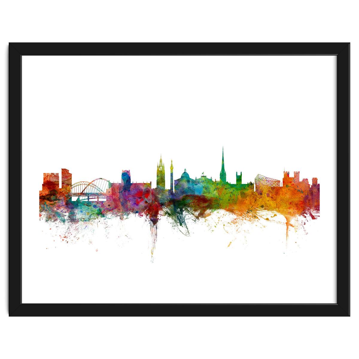 Newcastle England Skyline