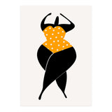 Dancing In The Sun Yellow (Print Only) thumbnail