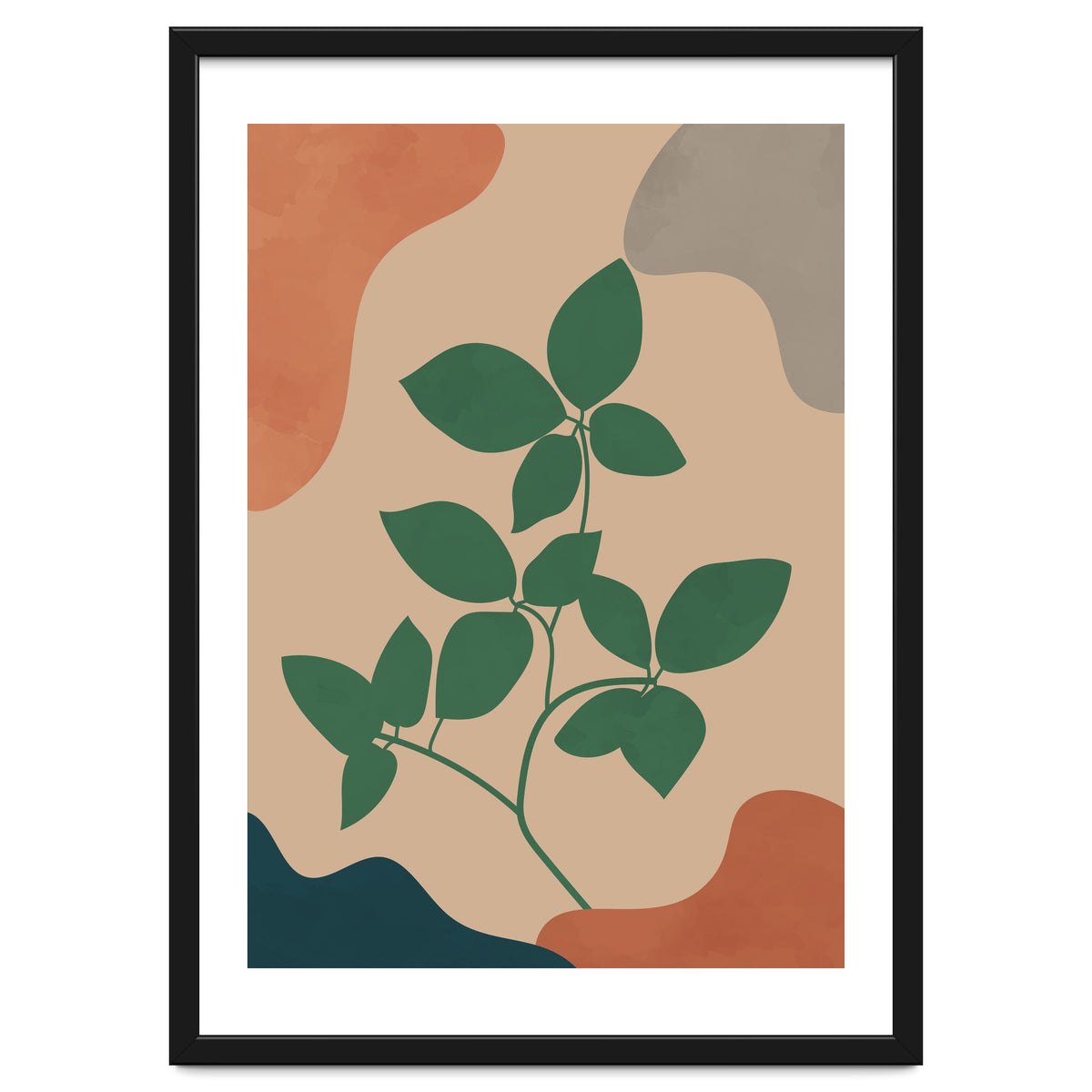 Botanical Neutral Earthy Tones