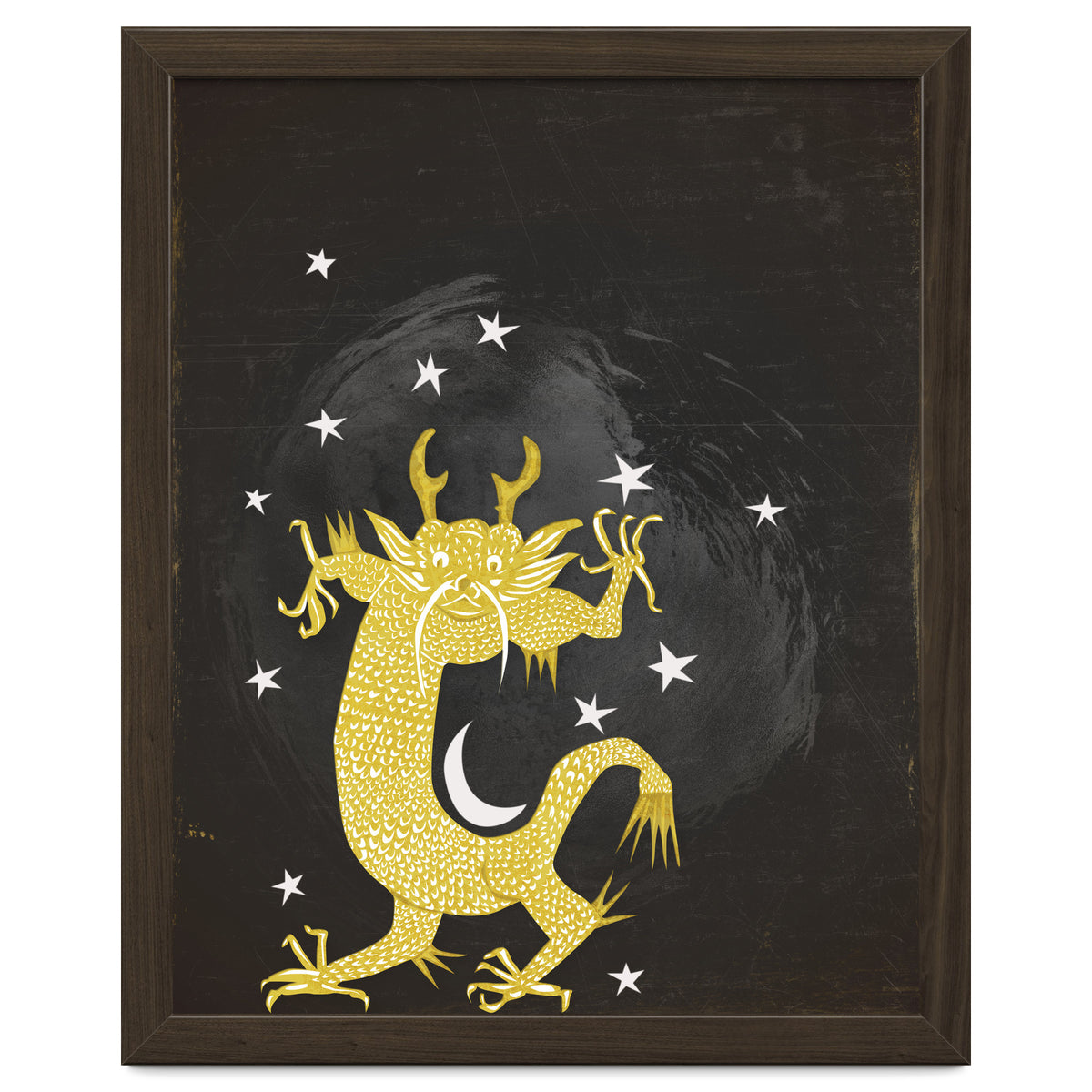 Vintage Cosmos: Golden Dragon