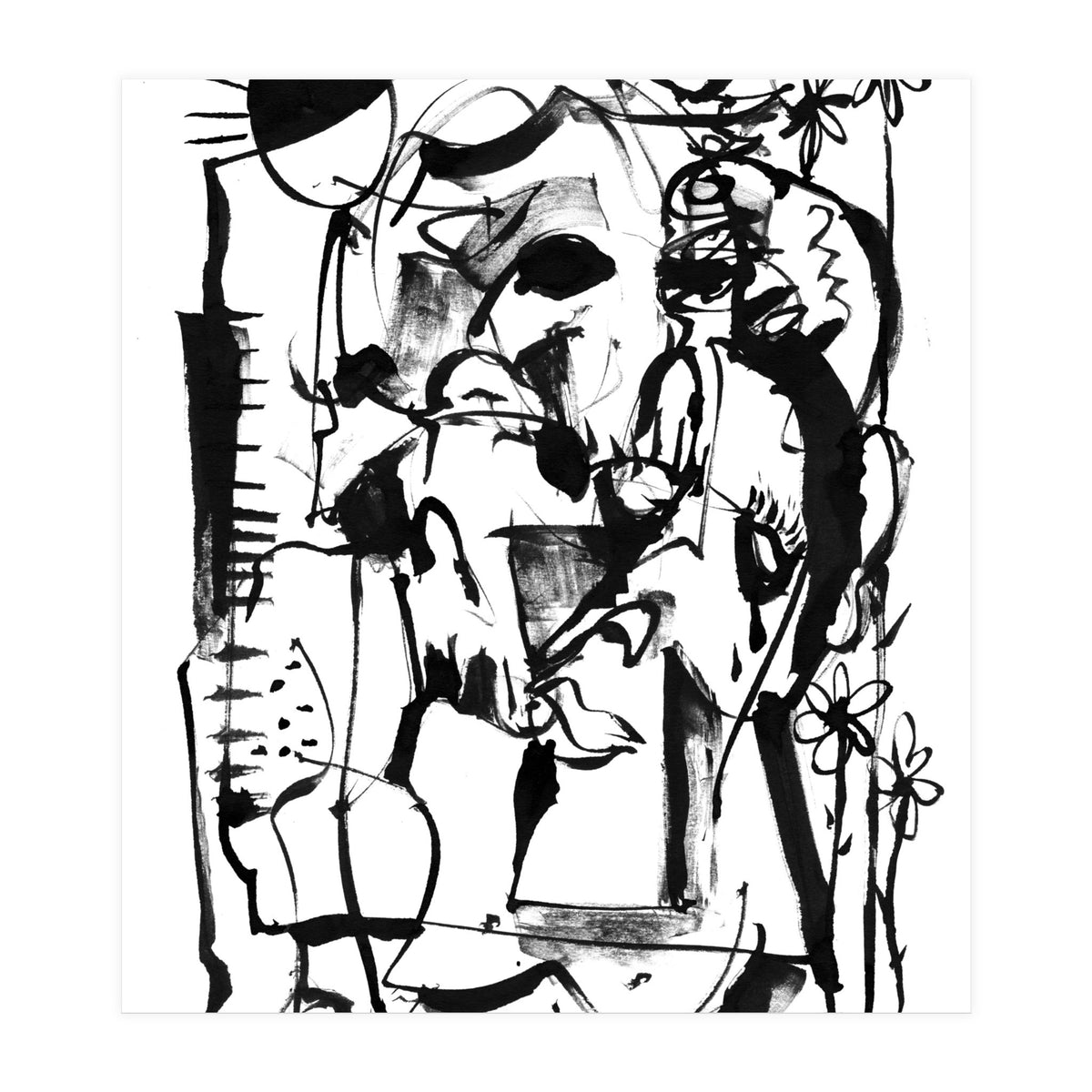 Sunrise - b&w (Print Only)