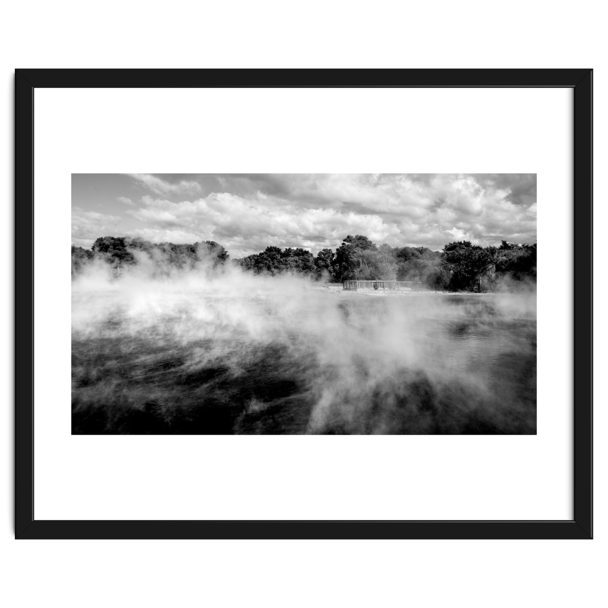 Vapors in Rotorua, New Zealand Art Print