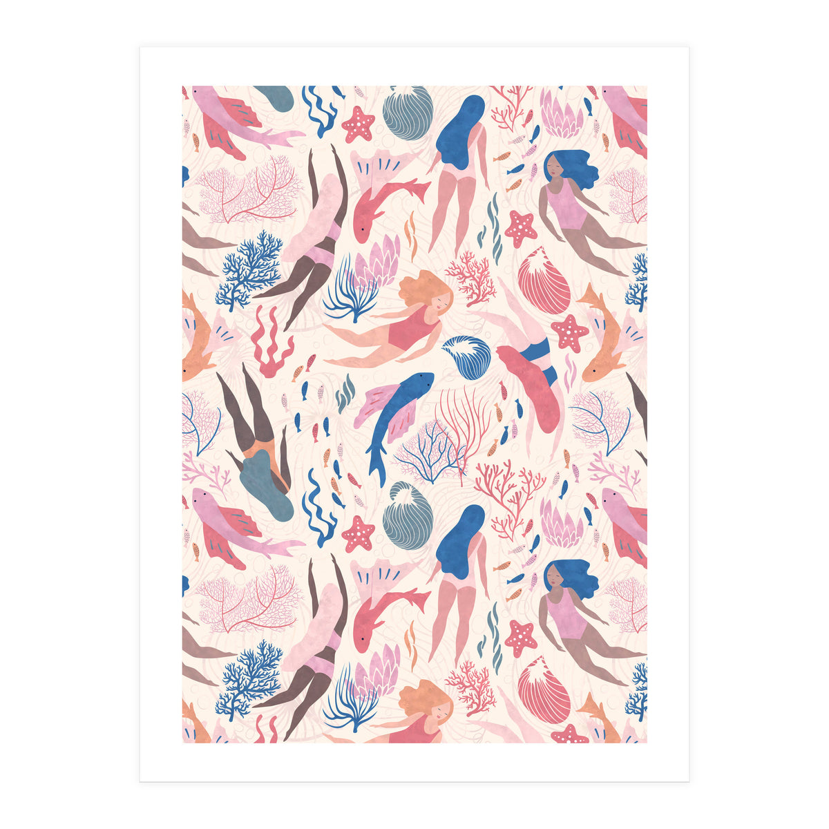 Almost Mermaid (Print Only)