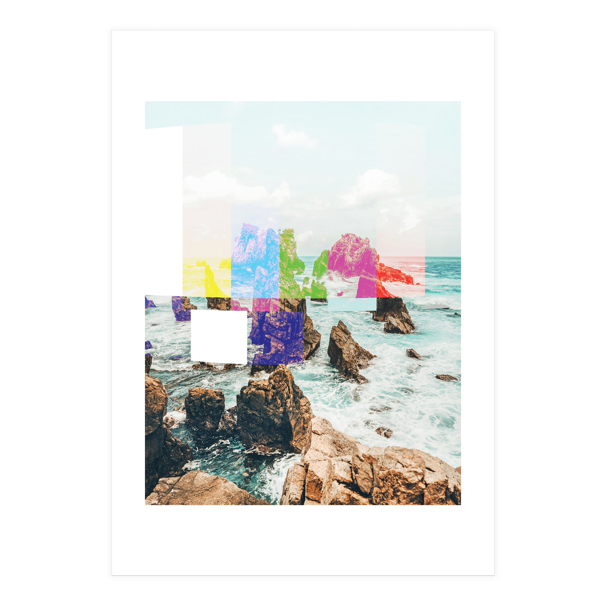 Virtual Sky Glitch (Print Only)