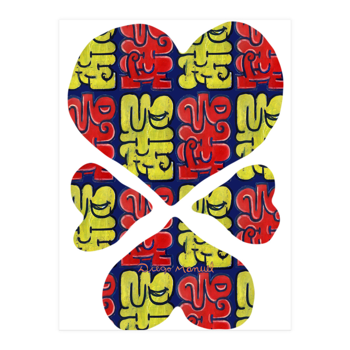 4 Corazones 4 (Print Only)