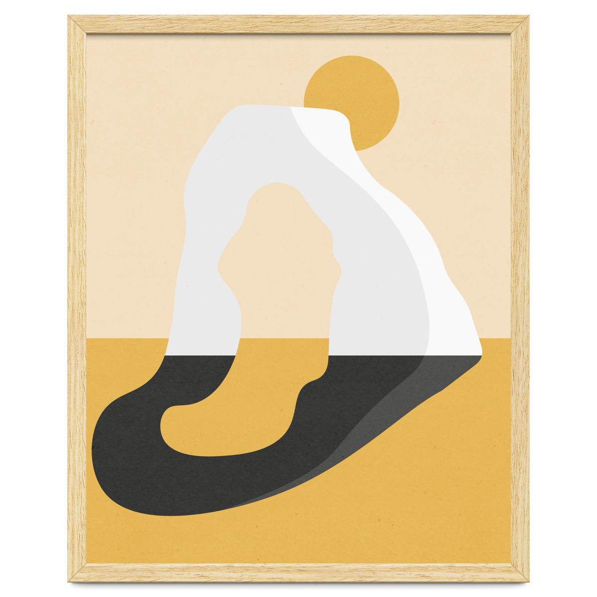 Abstract Arch - Golden Desert