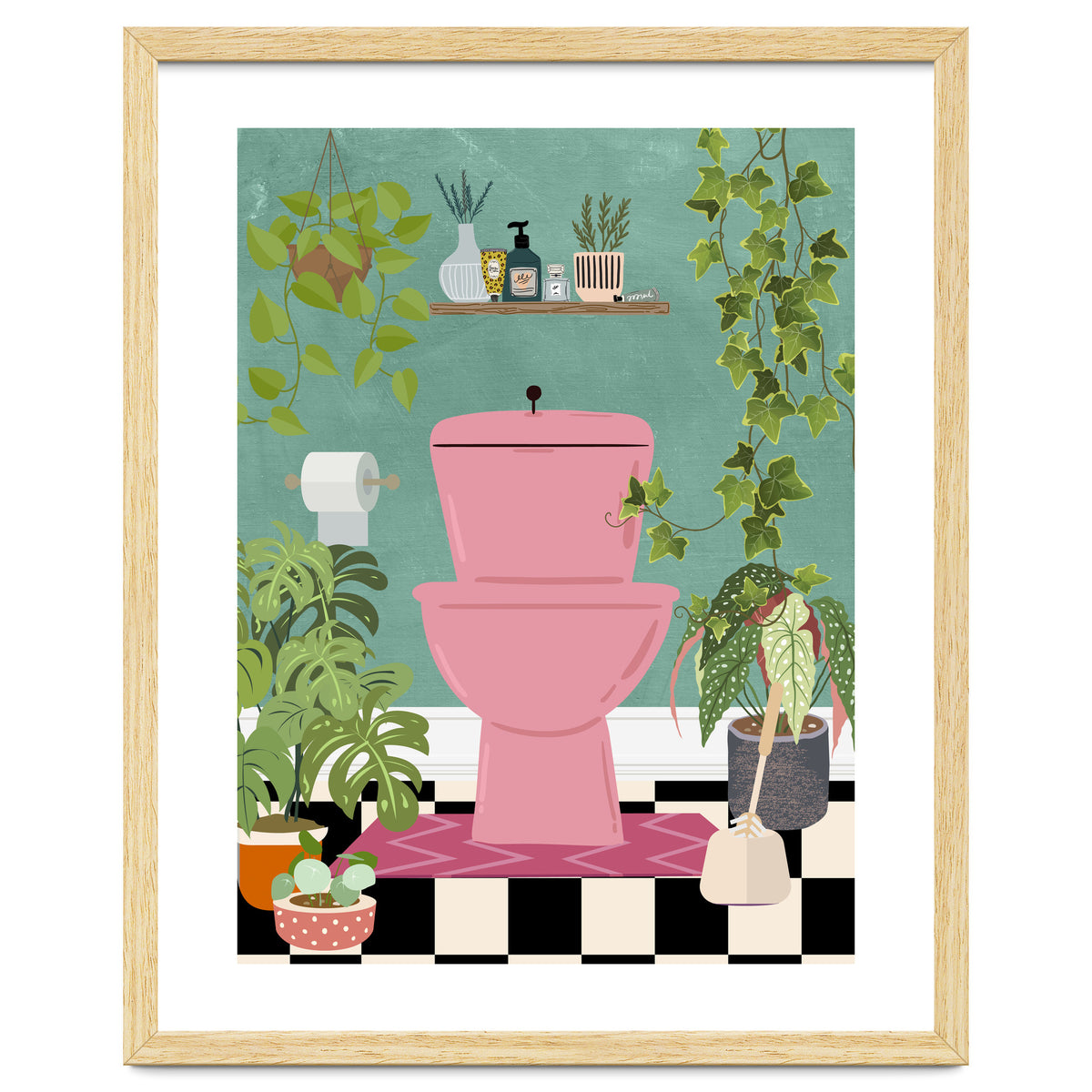 Botanical Loo in Jungle Bathroom