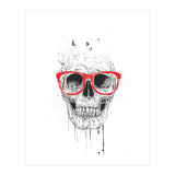 Skull With Red Glasses (Print Only) thumbnail