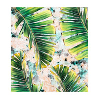 Palm leaf on marble 02 (Print Only)