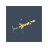Rocket & Stars (Print Only) thumbnail