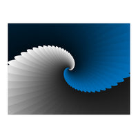 Blue Spiral Wings (Print Only)