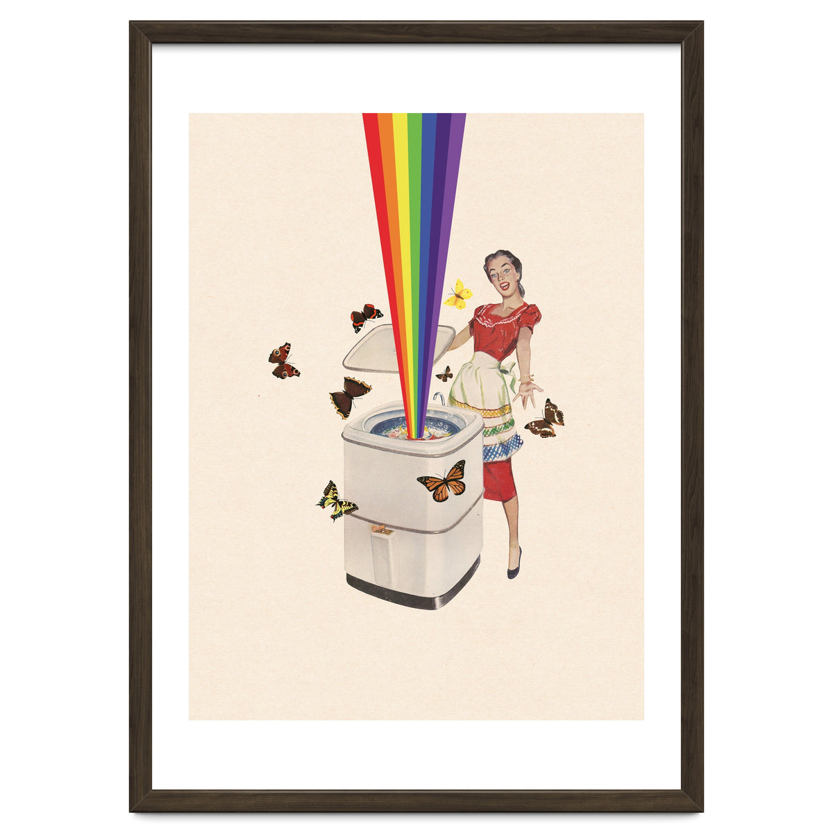 Rainbow Washing Machine