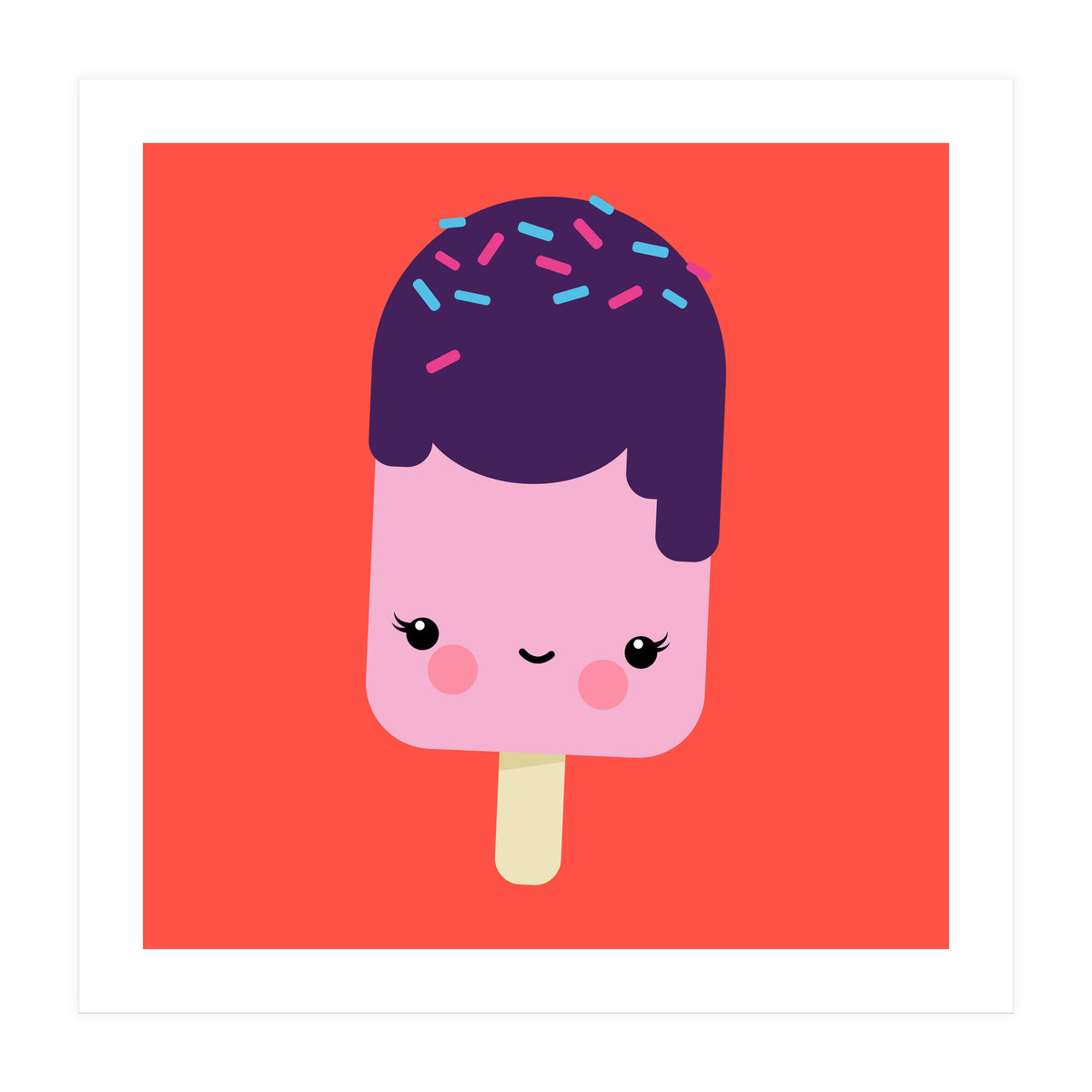Sweet Kawaii Ice Cream (Print Only)