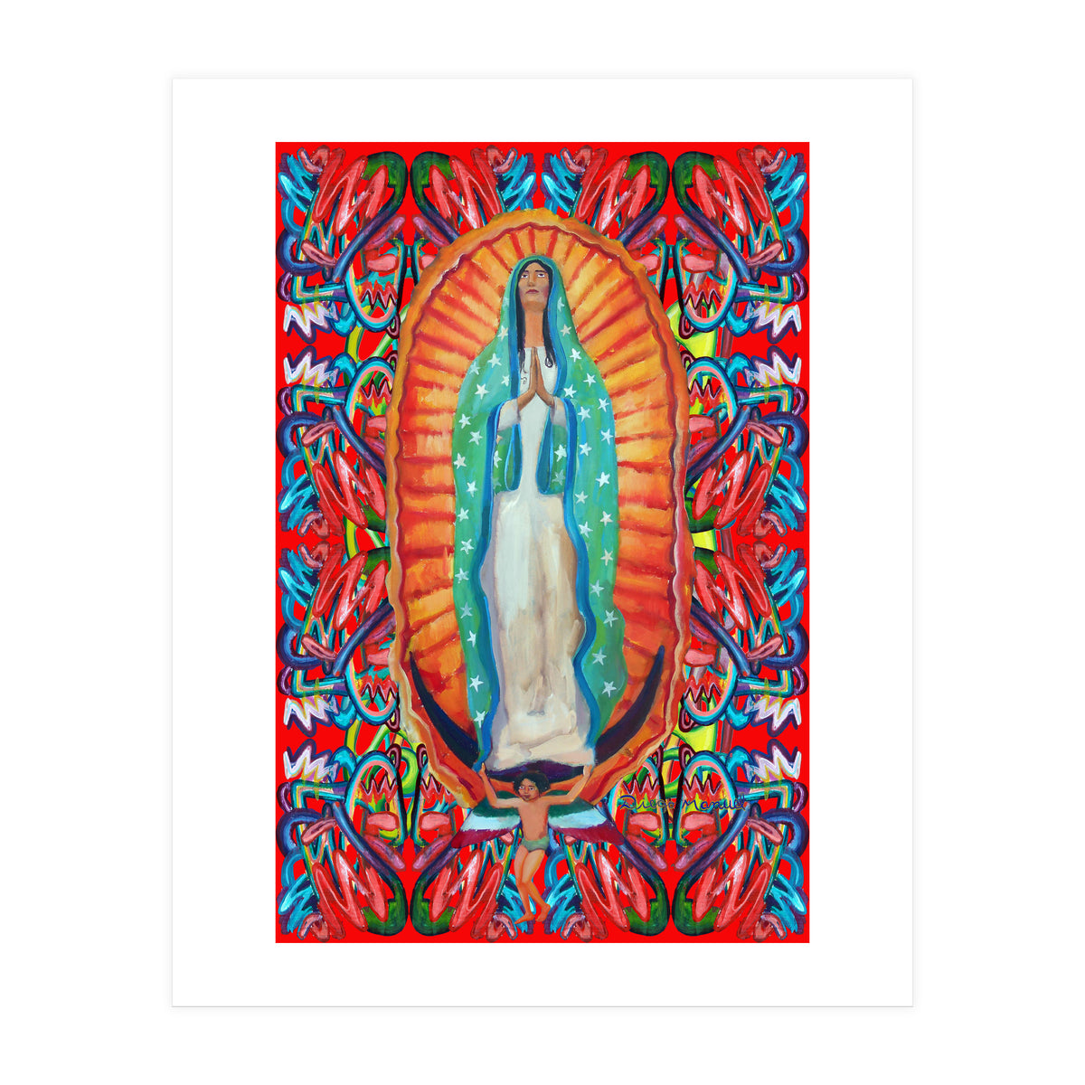 Virgen De Guadalupe 8 (Print Only)