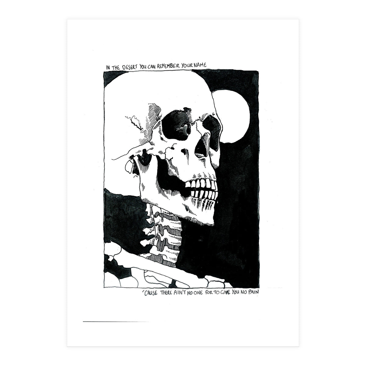 In The Desert (Print Only)