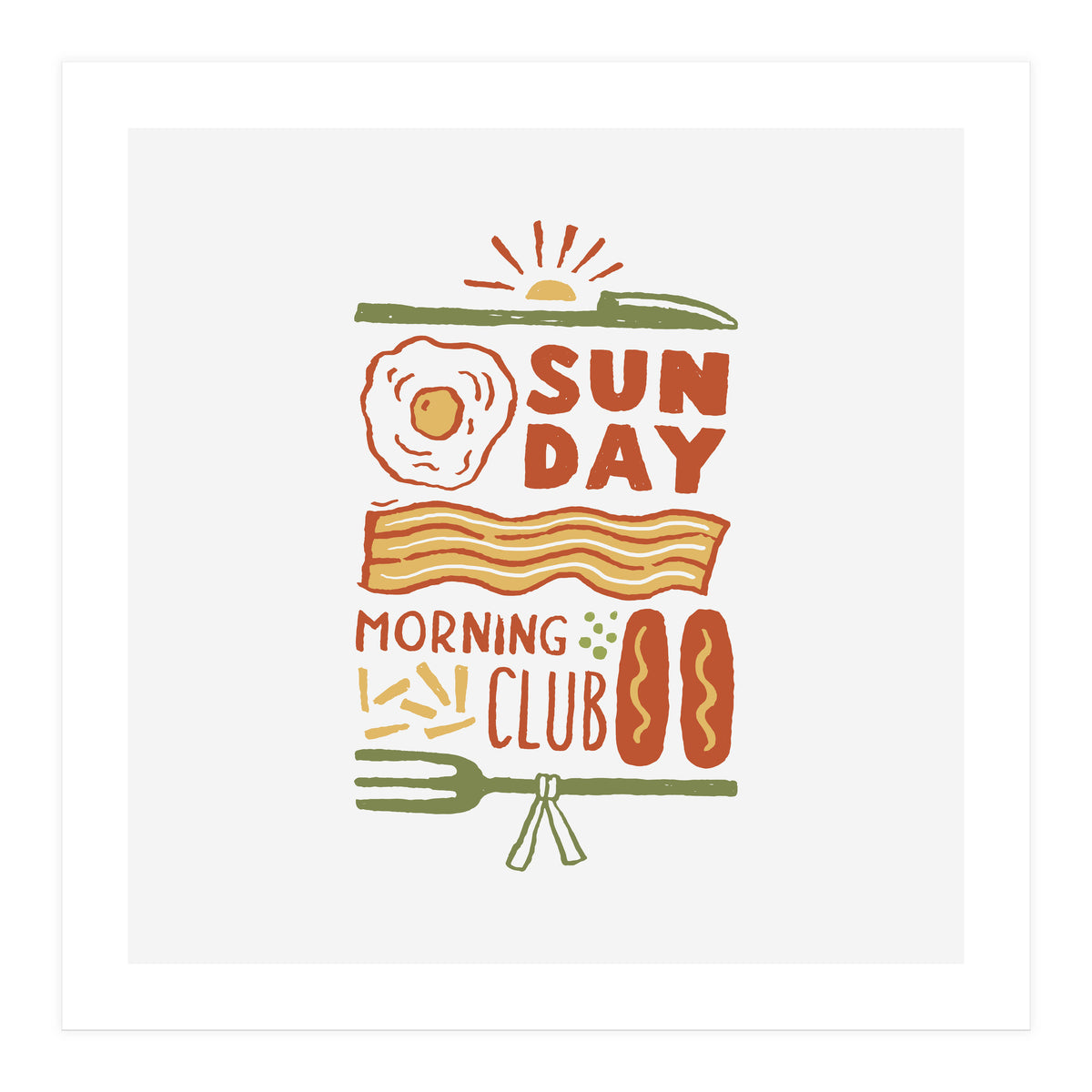 Sunday Club (Print Only)