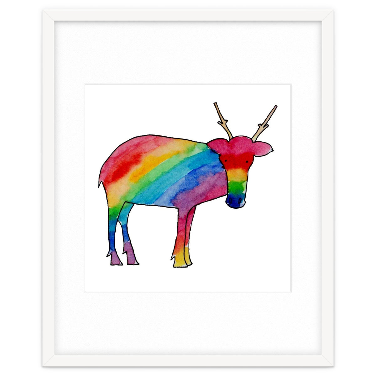 Rainbow reindeer