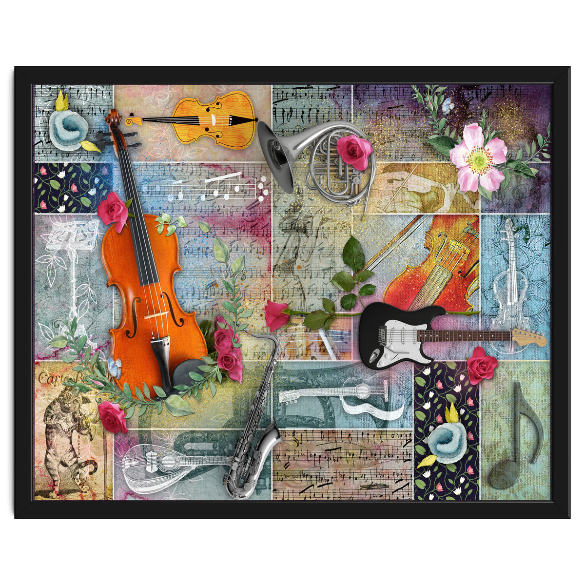 Musical Garden Collage
