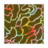 Colorful Wavy Lines Pattern \\ Multicolor Gradient (Print Only) thumbnail