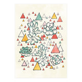 Succulent And Triangles (Print Only) thumbnail