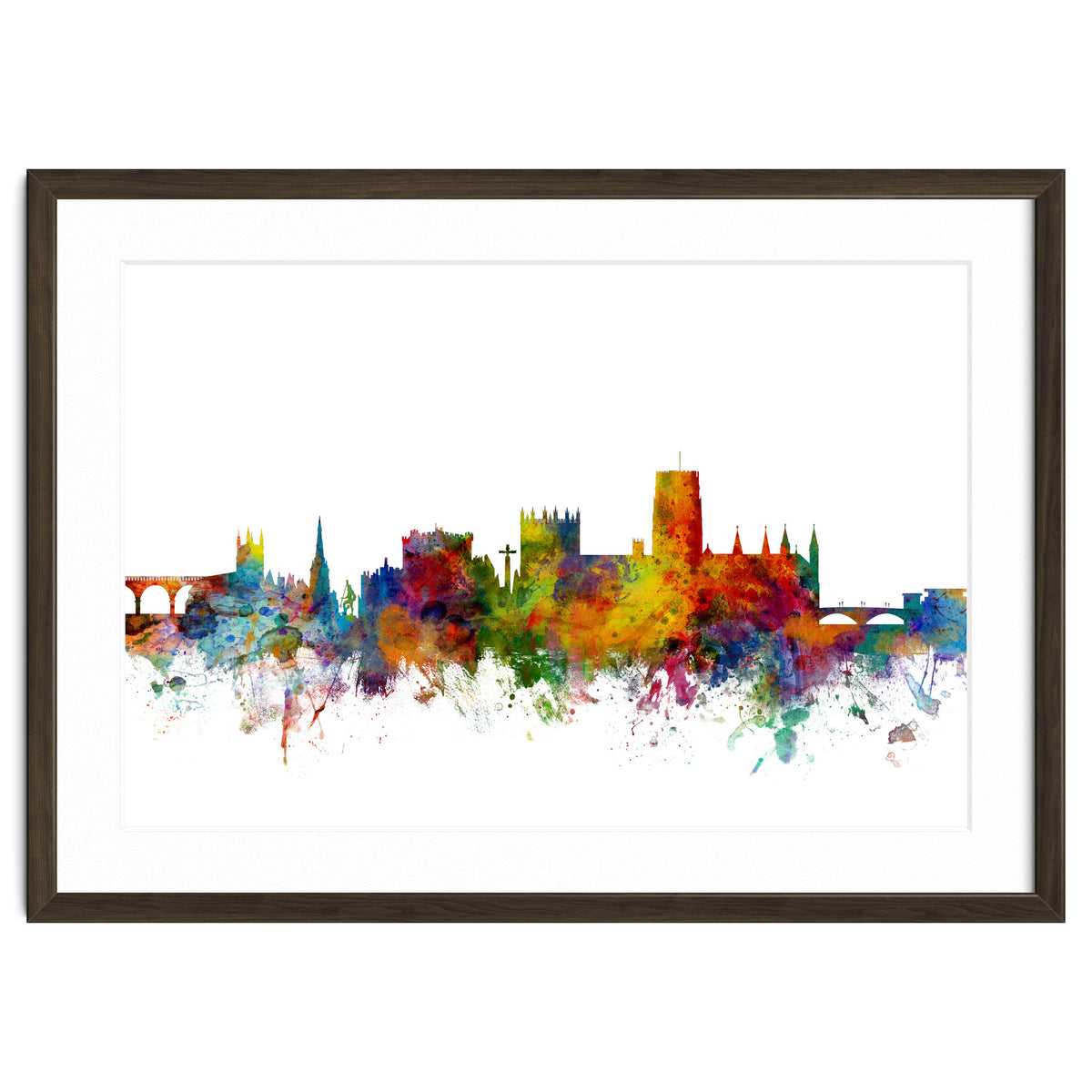 Durham England Skyline Cityscape