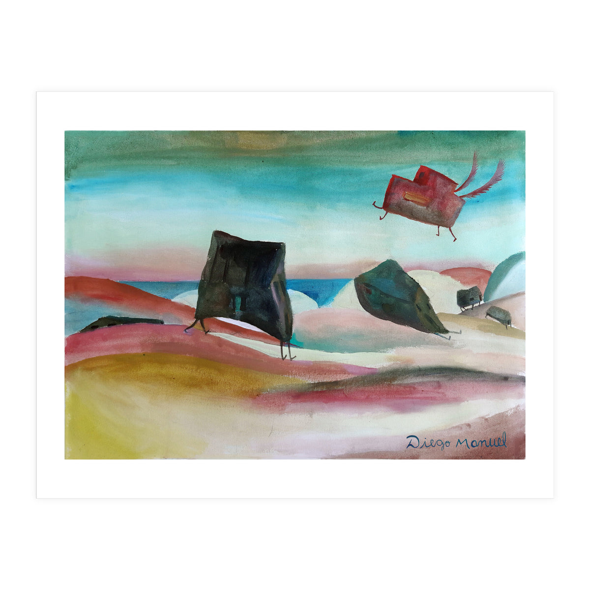 Casitas De Cabo Polonio (Print Only)