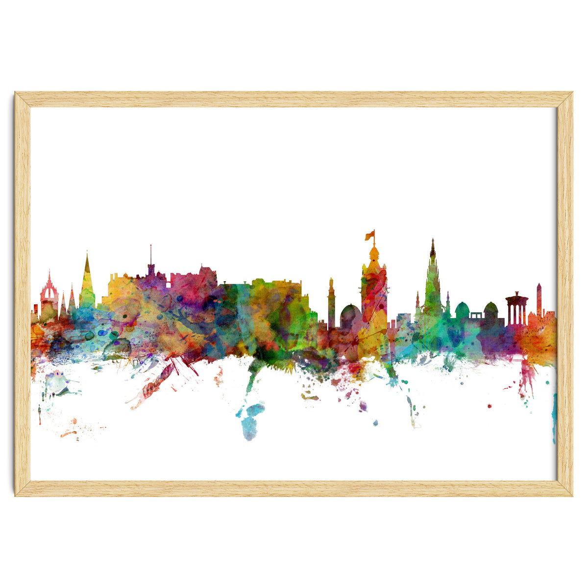 Edinburgh Scotland Skyline