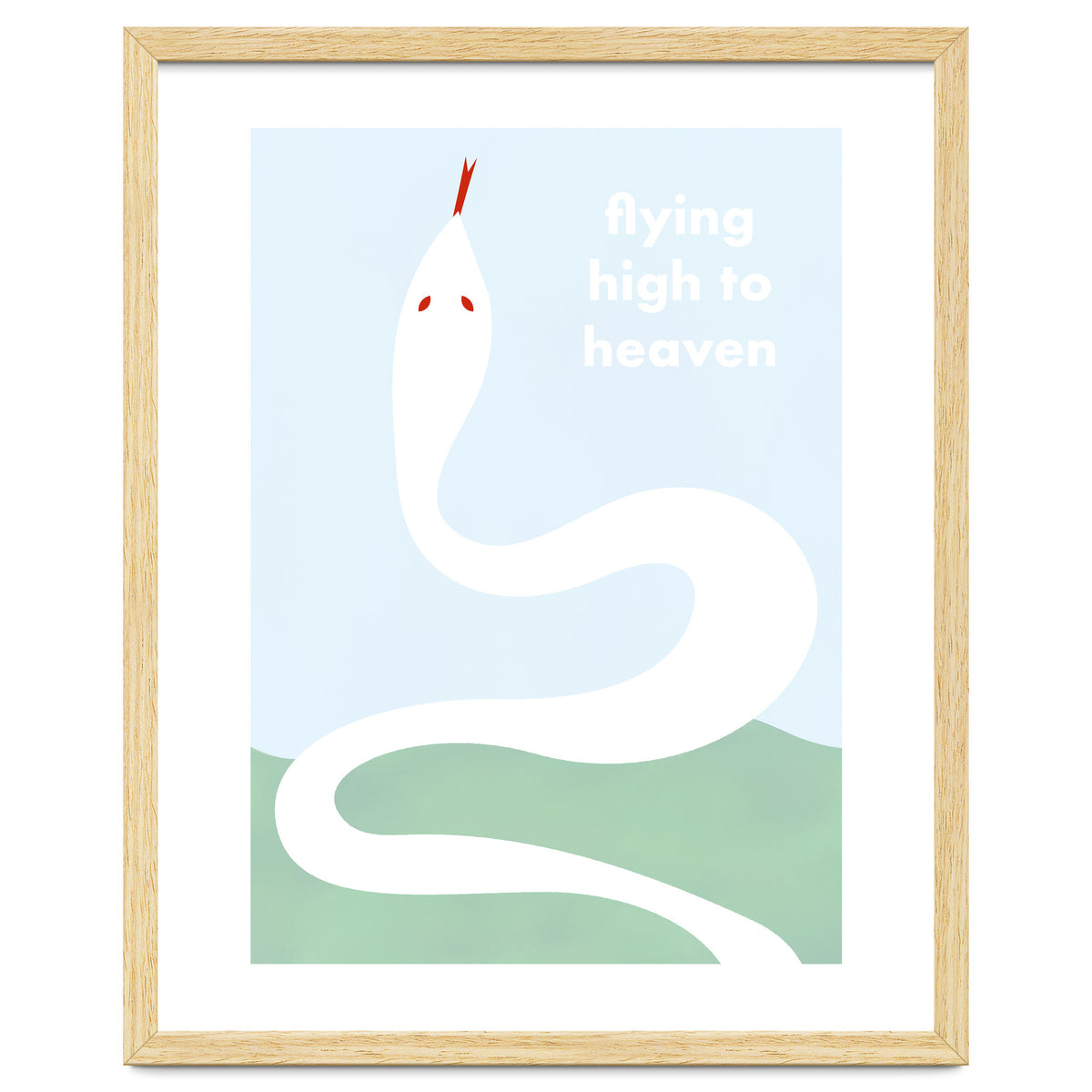 flying high to heaven
