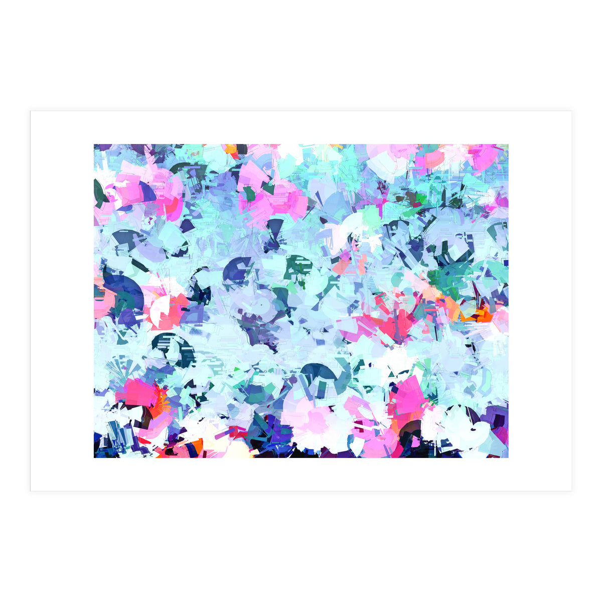 Modern City Abstract (Print Only)