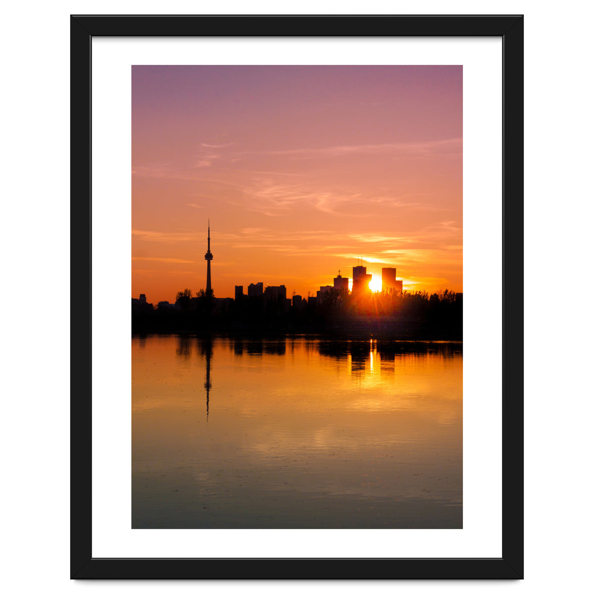 Leslie Street Spit Toronto Canada Sunset