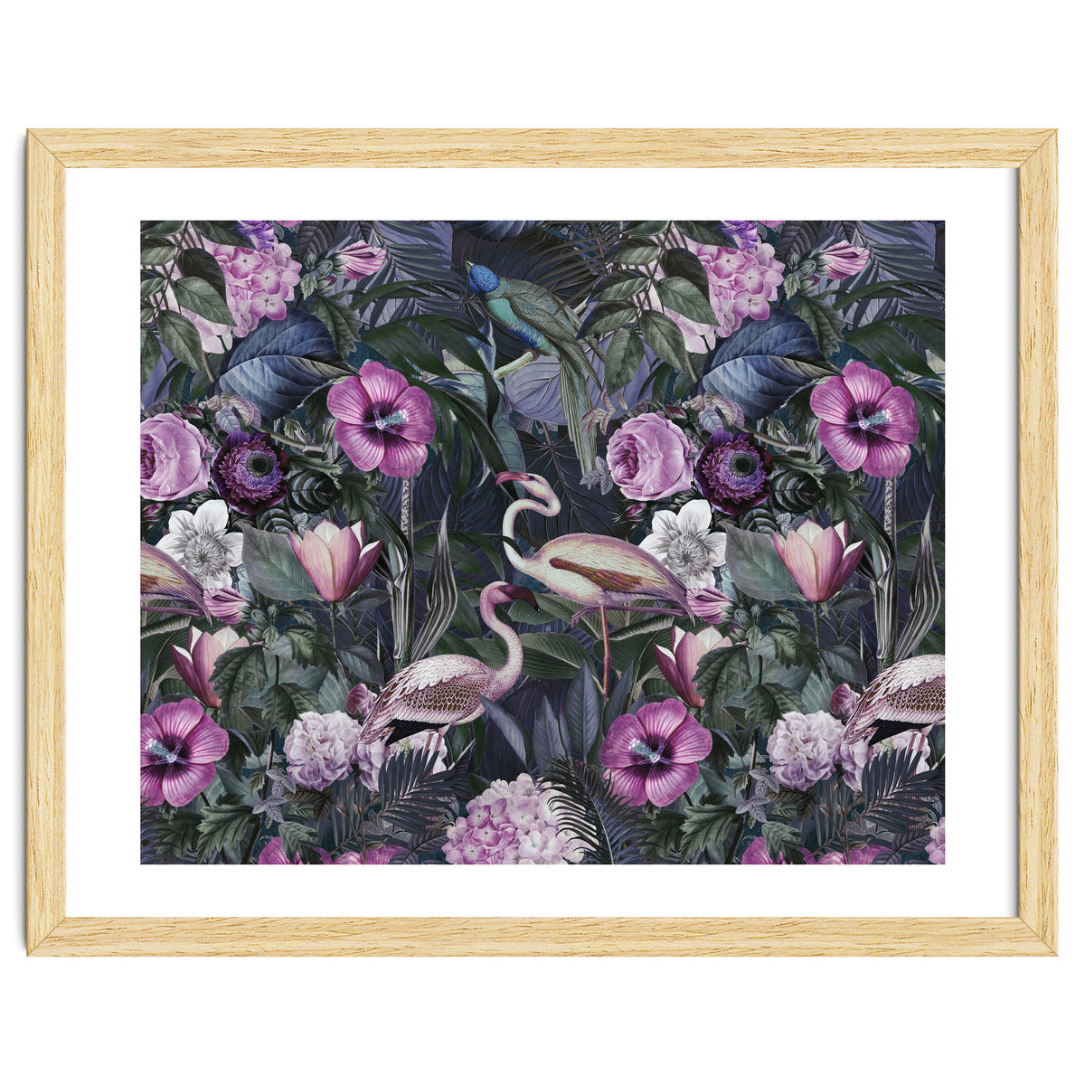 Flamingos Dark Jungle 2
