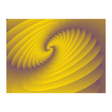 3d Abstract YELLOW Spiral Modern ART (Print Only) thumbnail