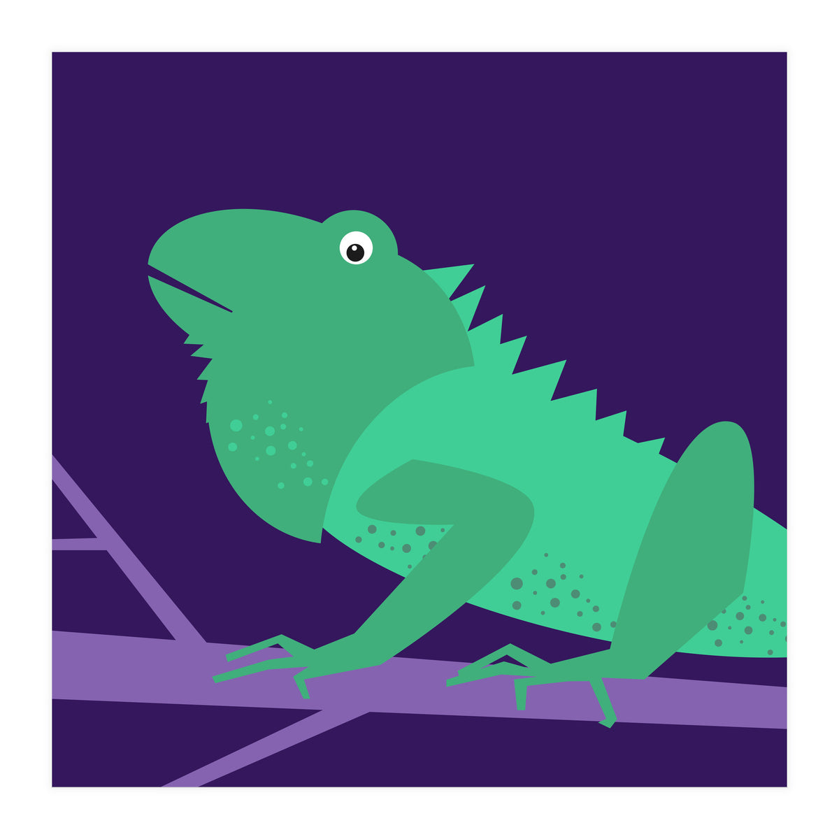 Kids Room Iguana (Print Only)