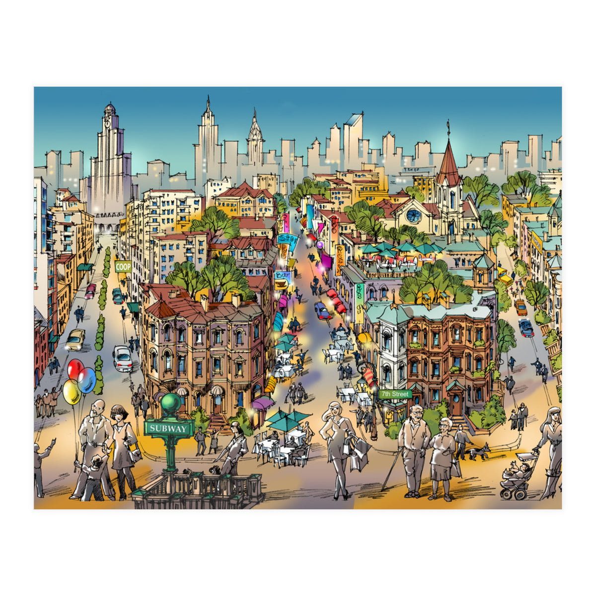 Park Slope Brooklyn (Print Only)